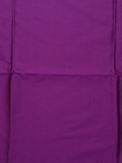 Purple Plain Silk Fabric ( 1 Mtr ) - divyaindia 