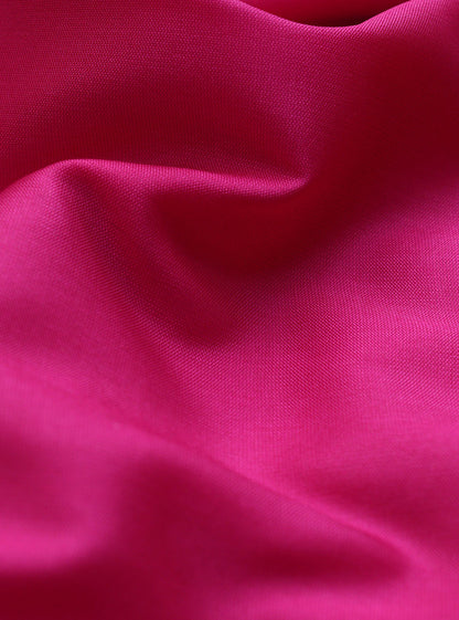 Pink Plain Silk Fabric ( 1 Mtr ) - divyaindia 