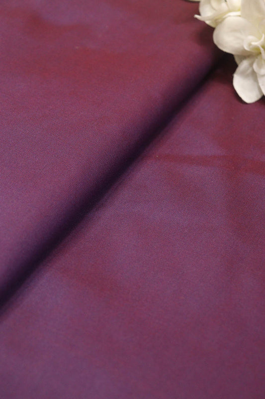 Vibrant Purple Silk Fabric - 1 Mtr Length