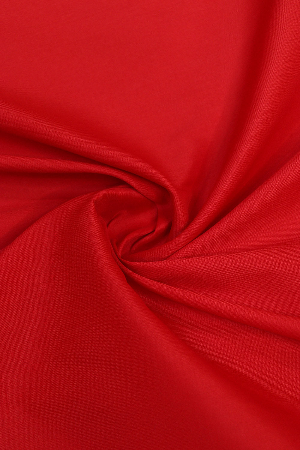 Vibrant Red Silk Fabric - 1 Mtr Length