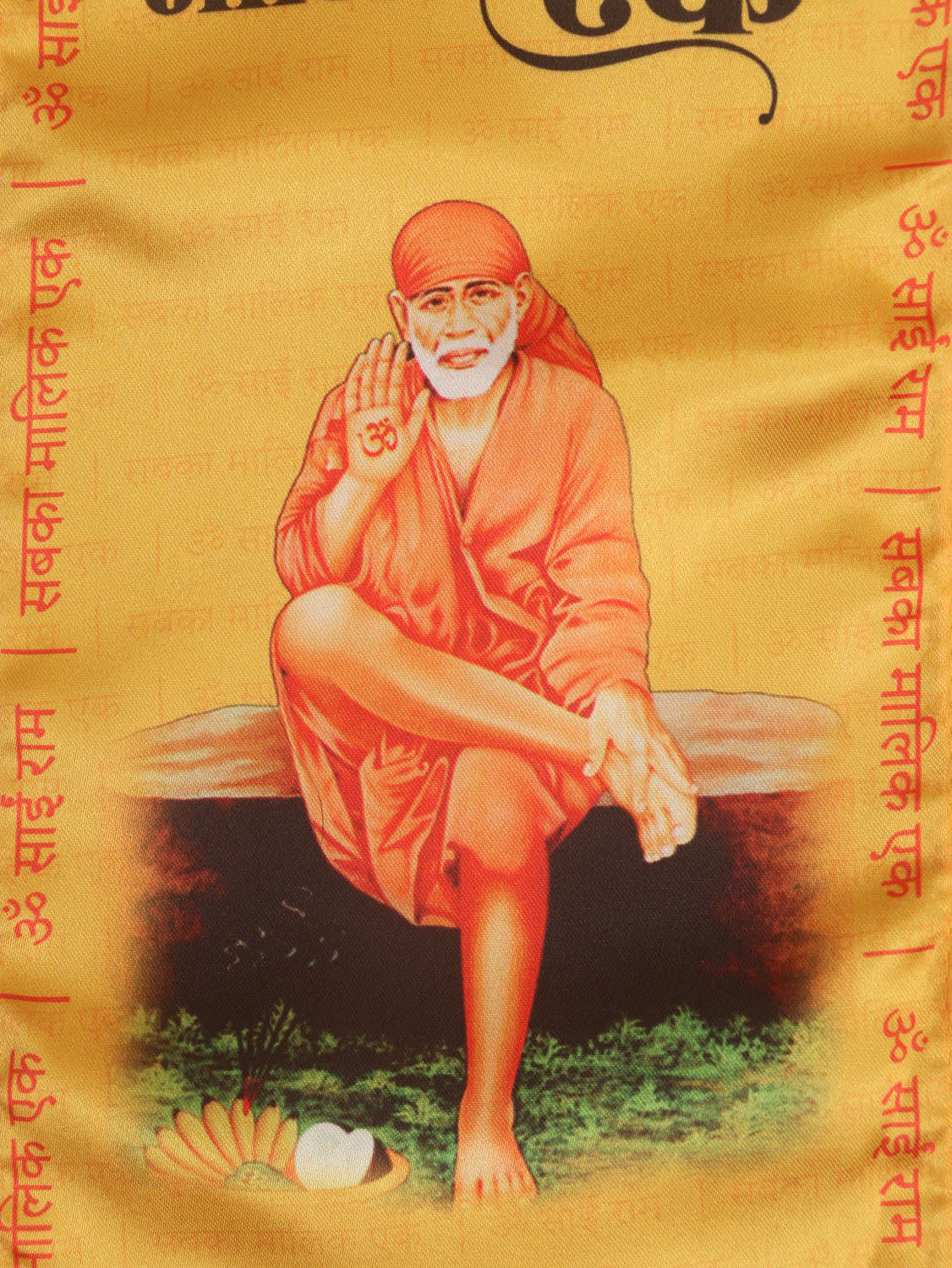 Spiritual Sai Baba Stole: Divine Accessory for Devotees (Set of 10)